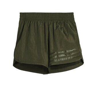 Adidas Ivy Park x Peloton Wind Shorts Army Olive Green Capsule Collection Small